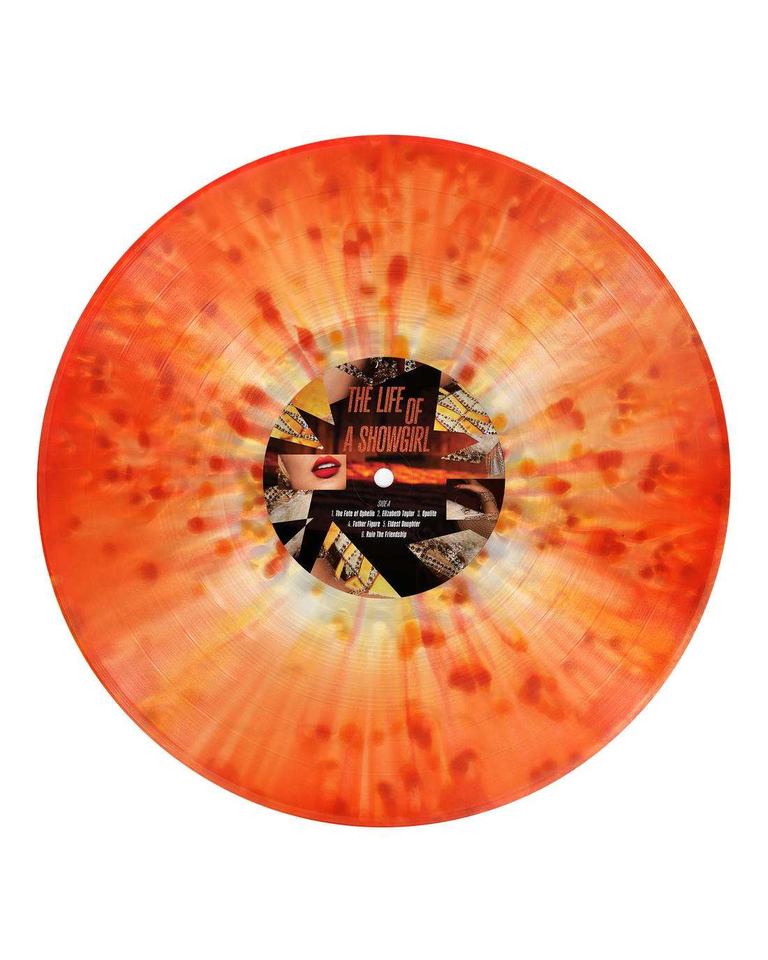 The Life of a Showgirl: Lit My Sky Up Orange Metallic Vinyl